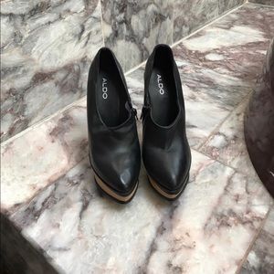 Aldo wedge booties